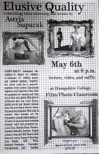 "Elusive Quality" poster