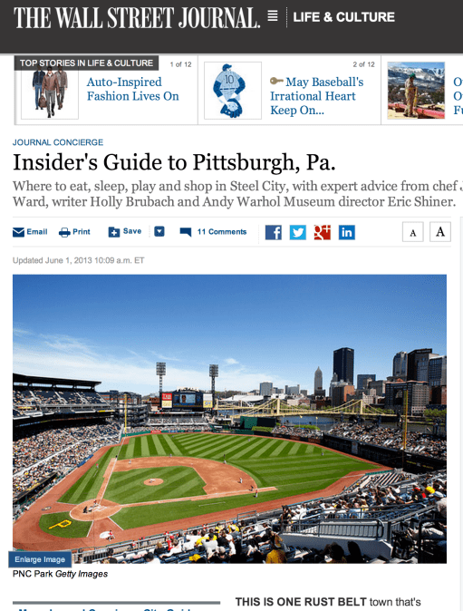 WSJ - Guide to Pittsburgh